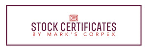 Stock Certificates