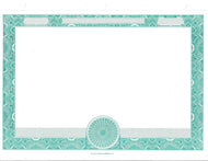 Blank Border Green with Blank Back Units- Set of 20