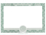 Blank Border with Printed Back Shares - Set of 500