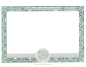 Blank Border with Printed Back Shares - Set of 250