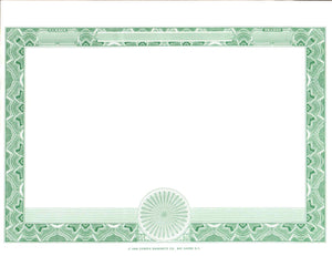 Blank Border with Printed Back Shares - Set of 250