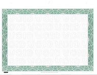 Border Green Tinted Blank Back- Set of 500