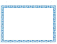 Blank Dwight Jackson Border Only Blank Back Certificates