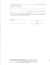 Blank LLC Certificates - Set of 500