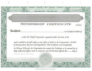 Blank NFP Certificates - Set of 250