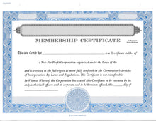 Printed NFP Certificates - Set of 20