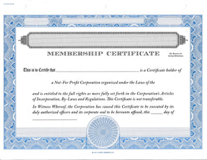 Printed NFP Certificates - Set of 20