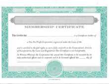 Printed NFP Certificates - Set of 20