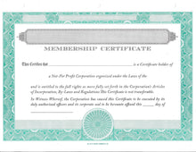 Blank NFP Certificates - Set of 500