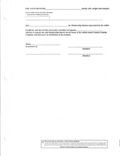Blank PLLC Certificates - Set of 500